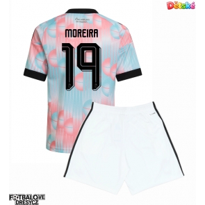Belgie Diego Moreira #19 Dětské Venkovní dres komplet MS 2026 Krátký Rukáv (+ trenýrky)